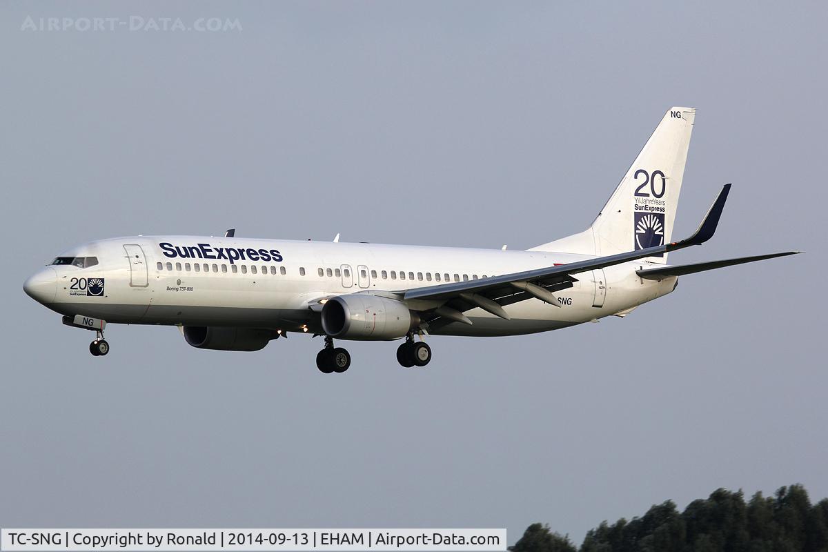 TC-SNG, 2008 Boeing 737-8HC C/N 36530, at spl