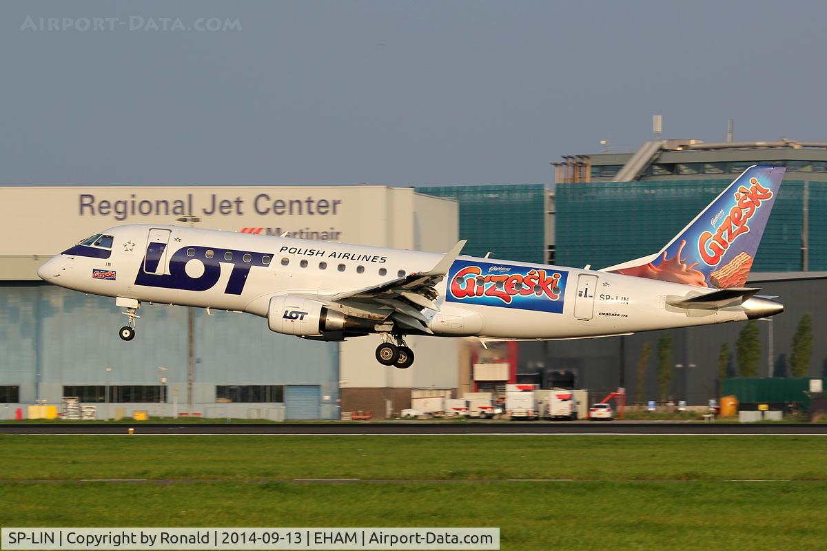 SP-LIN, 2010 Embraer 175LR (ERJ-170-200LR) C/N 17000313, at spl