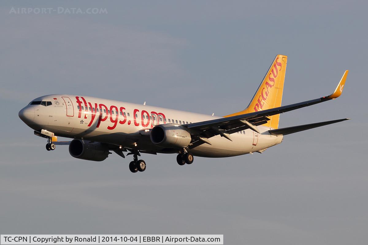 TC-CPN, 2015 Boeing 737-85R C/N 40013, at bru