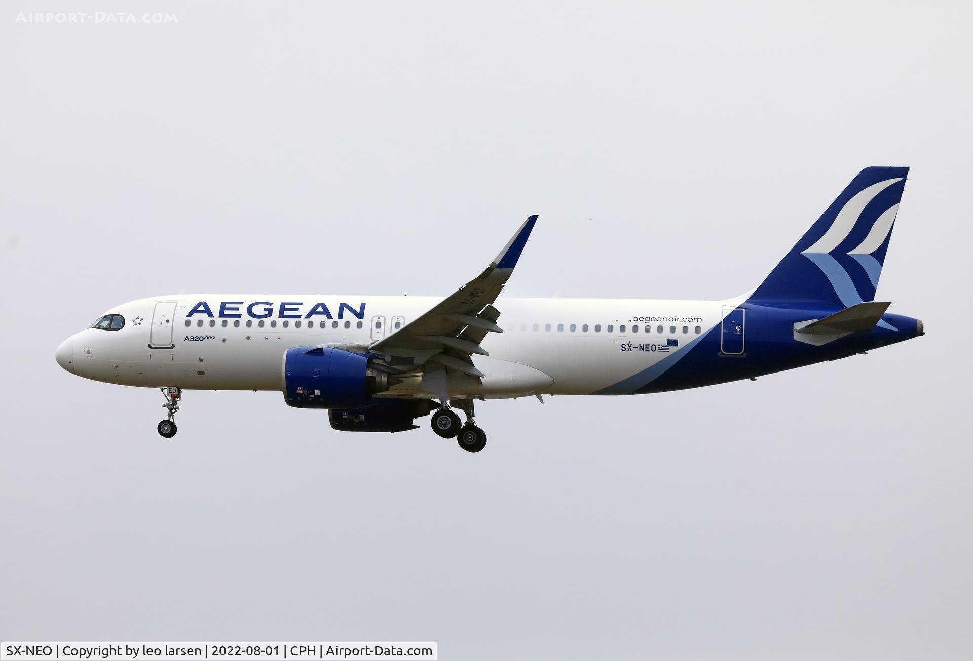 SX-NEO, 2019 Airbus A320-271N C/N 9400, Copenhagen 1.8.2022