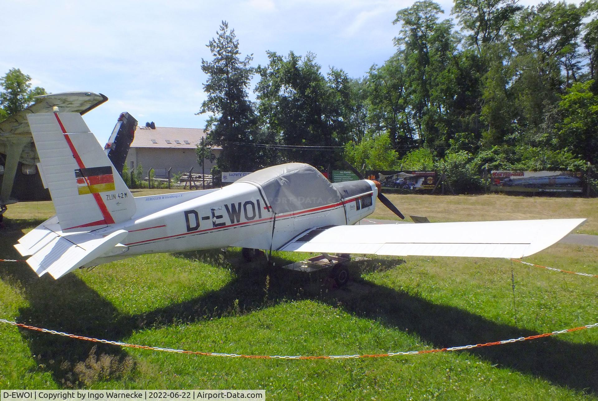 D-EWOI, 1977 Zlin Z-42M C/N 0114/04, Zlin Z-42M at the Flugplatzmuseum Cottbus (Cottbus airfield museum)