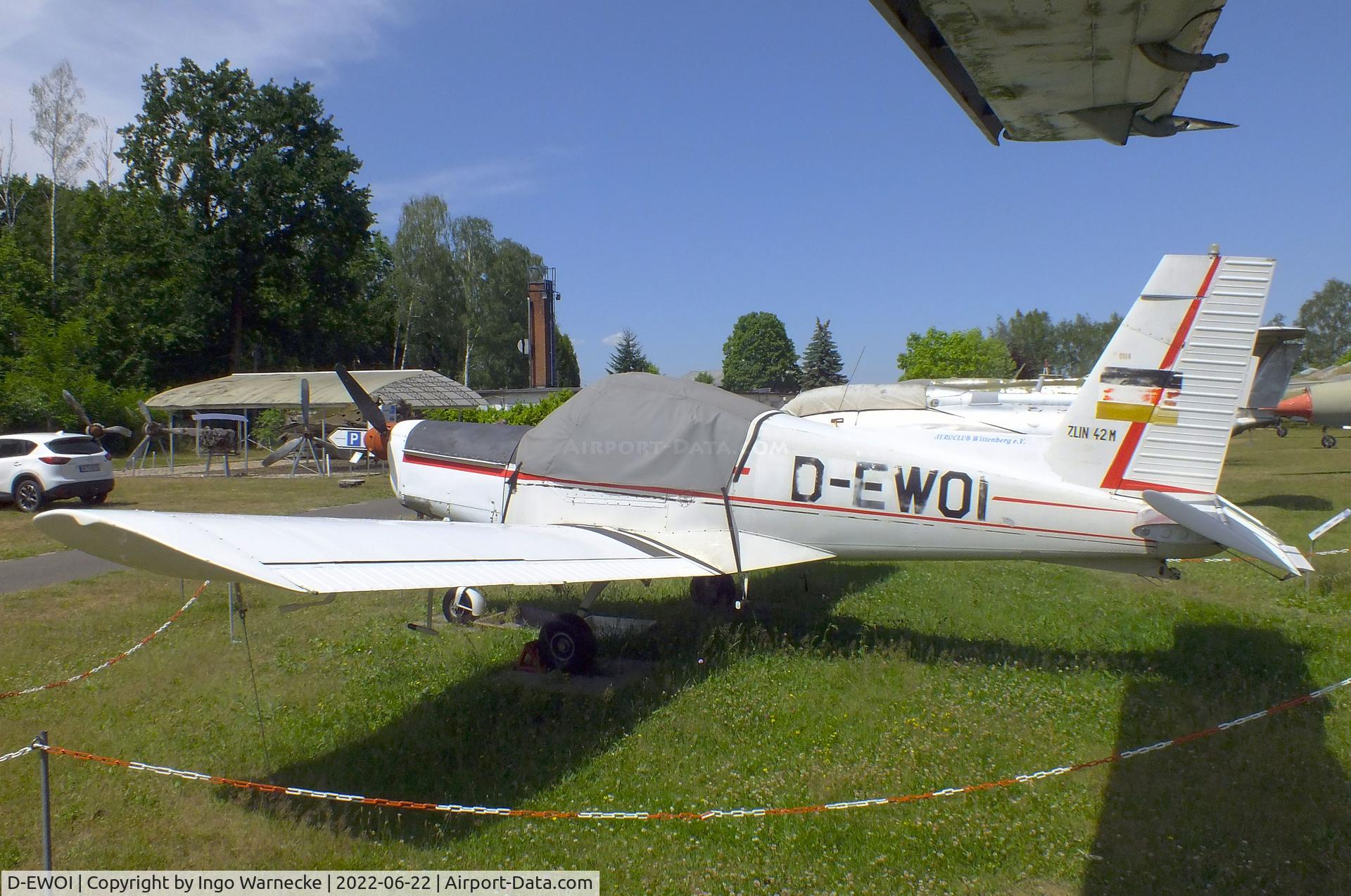 D-EWOI, 1977 Zlin Z-42M C/N 0114/04, Zlin Z-42M at the Flugplatzmuseum Cottbus (Cottbus airfield museum)