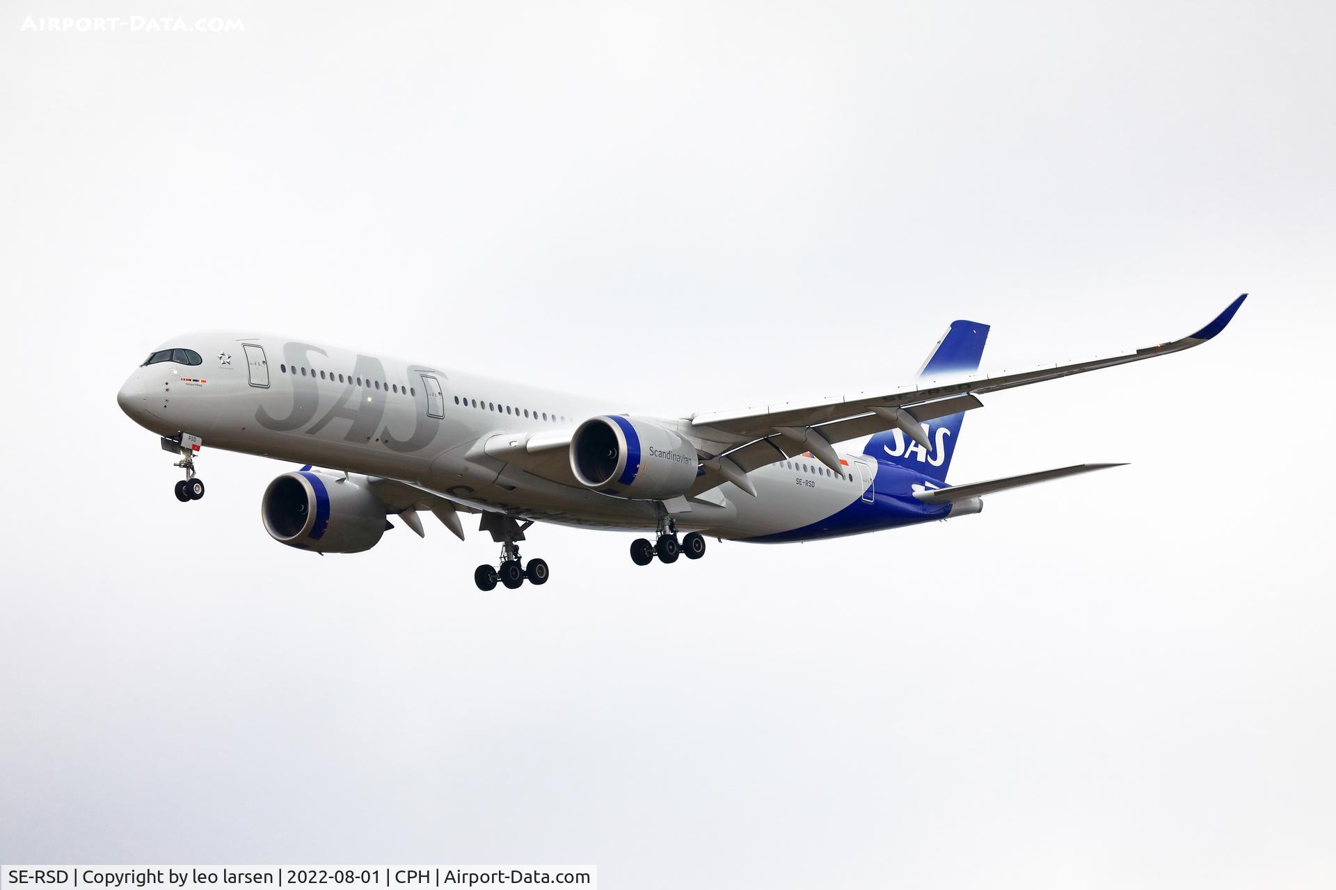 SE-RSD, 2020 Airbus A350-941 C/N 418, Copenhagen 1.8.2022