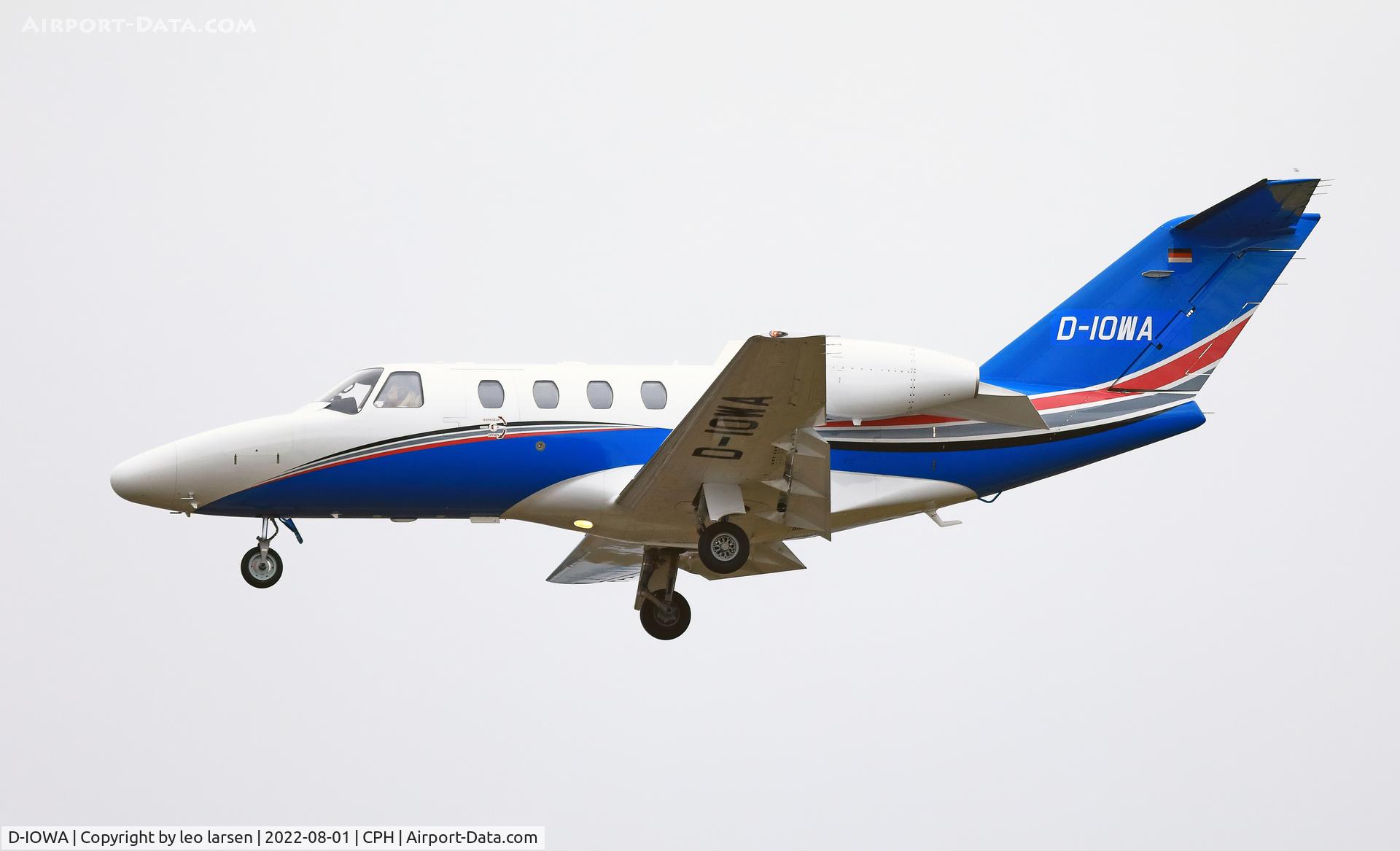 D-IOWA, 2006 Cessna 525 CitationJet CJ1+ C/N 525-0624, Copenhagen 1.8.2022