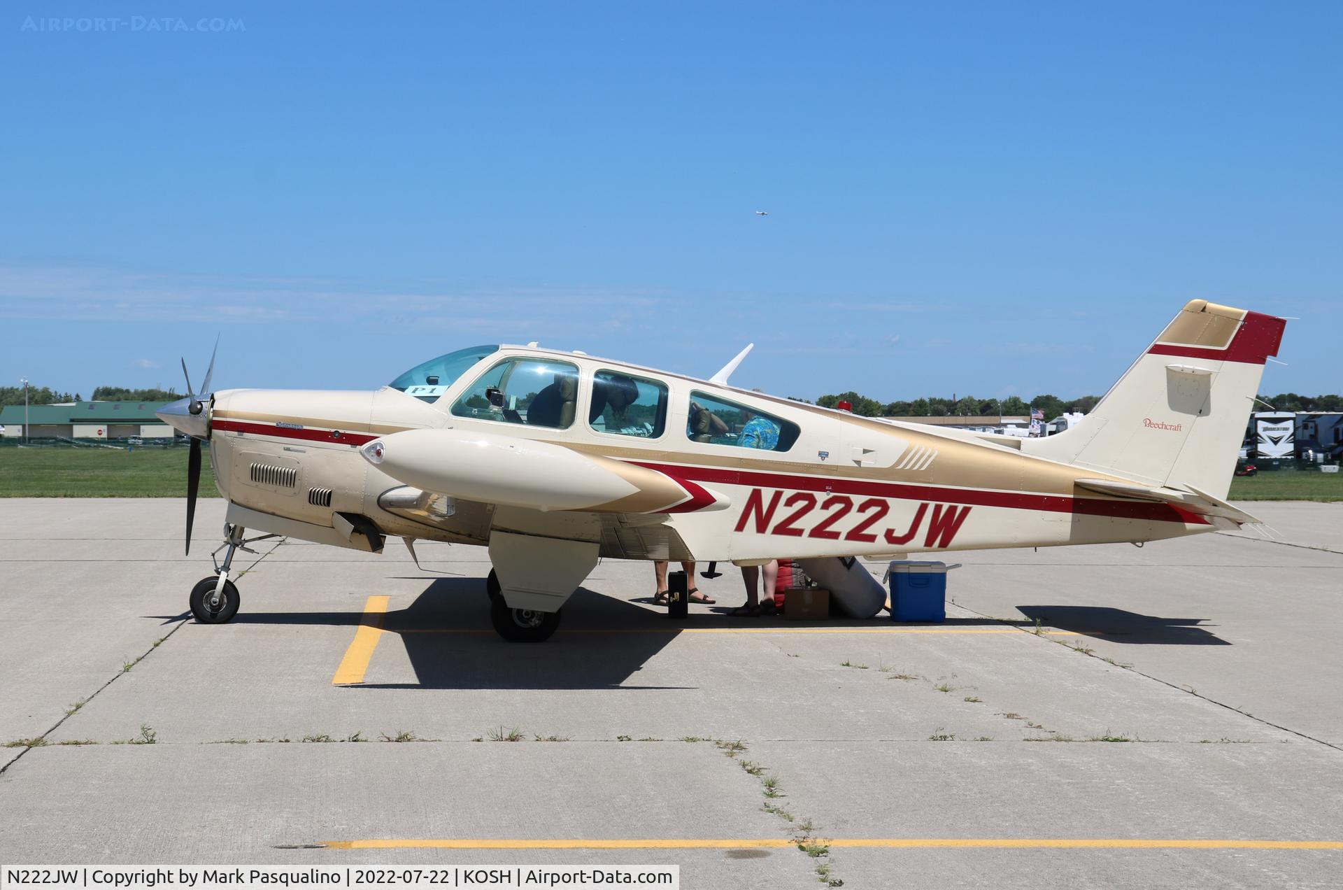 N222JW, 1989 Beech F33A Bonanza C/N CE-1401, Beech F33A