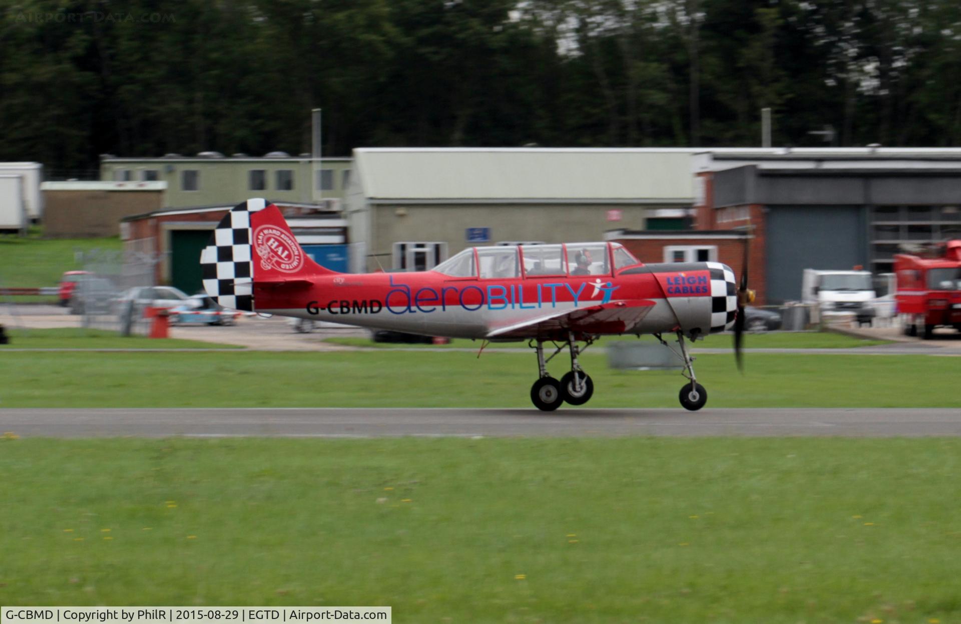 G-CBMD, 1982 Bacau Yak-52 C/N 822710, Yak 52 at Wings & Wheels Dunsfold