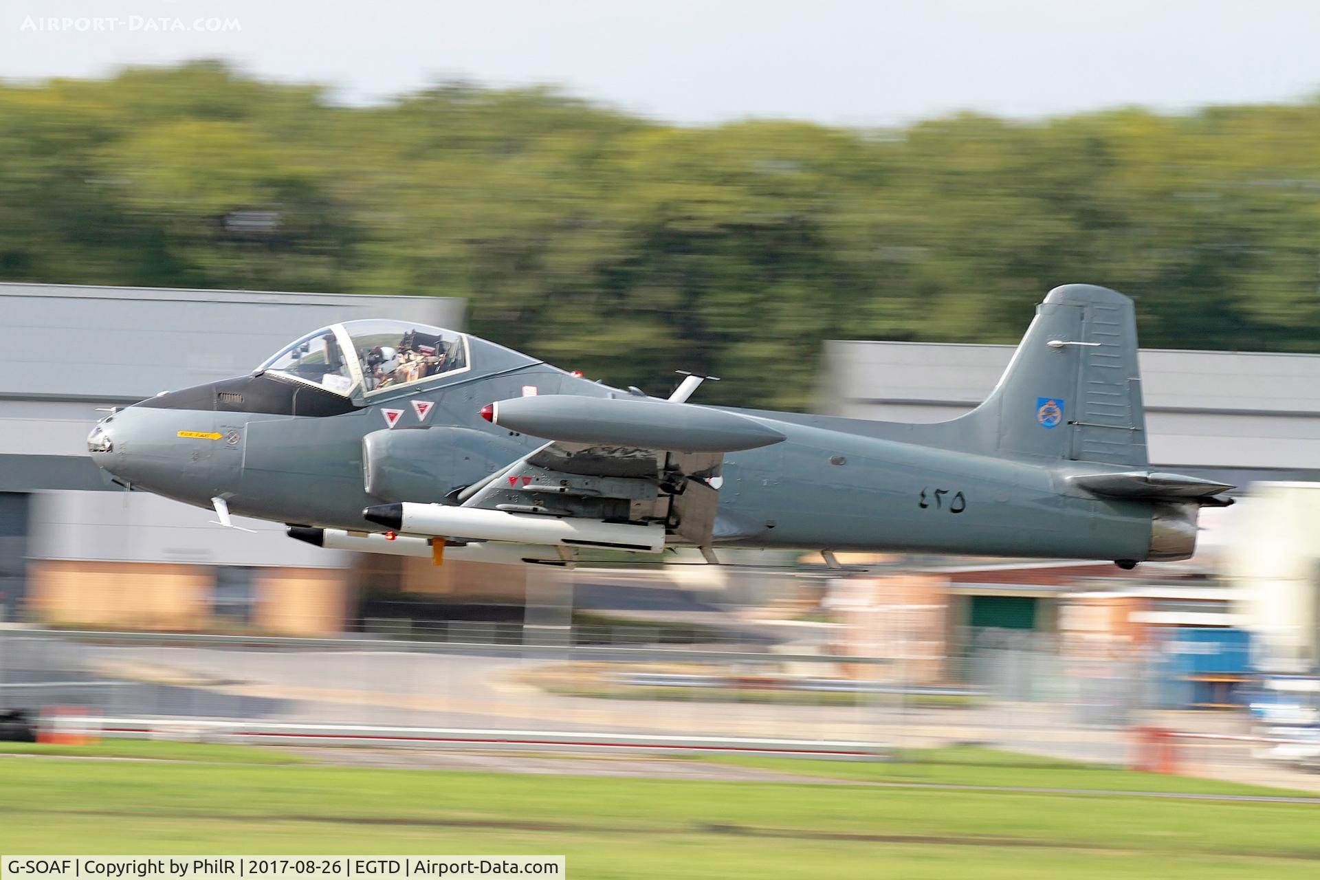 G-SOAF, 1986 BAC 167 Strikemaster Mk.82A C/N 425, 425 1986 BAC 167 Strikemaster Mk 82A at Wings & Wheels Dunsfold