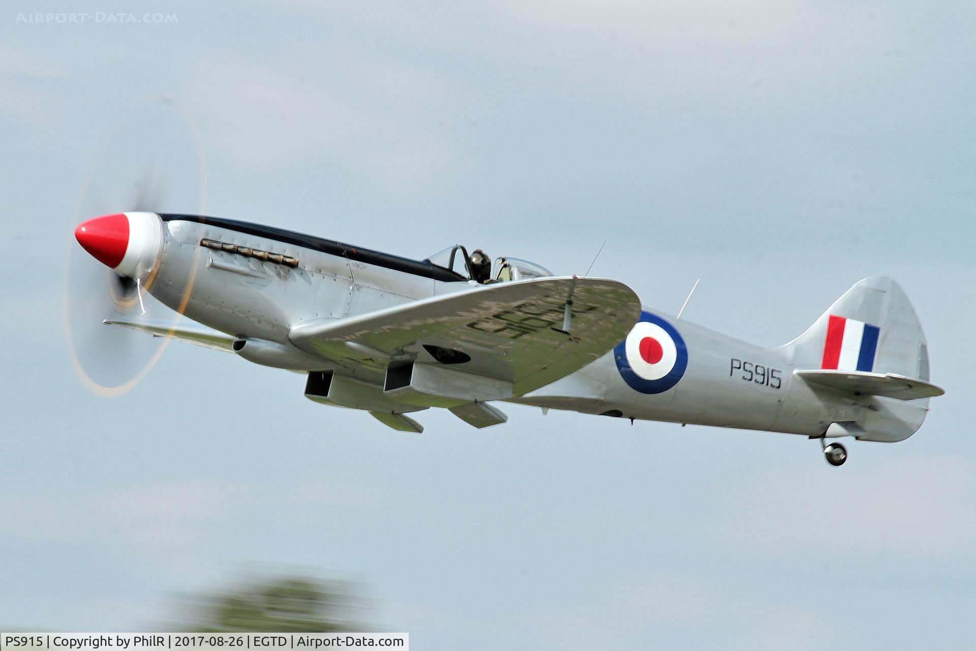 PS915, 1945 Supermarine 389 Spitfire PR.XIX C/N 6S/585121, PS915 1945 VS Spitfire PR XIX BBMF at Wings & Wheels Dunsfold