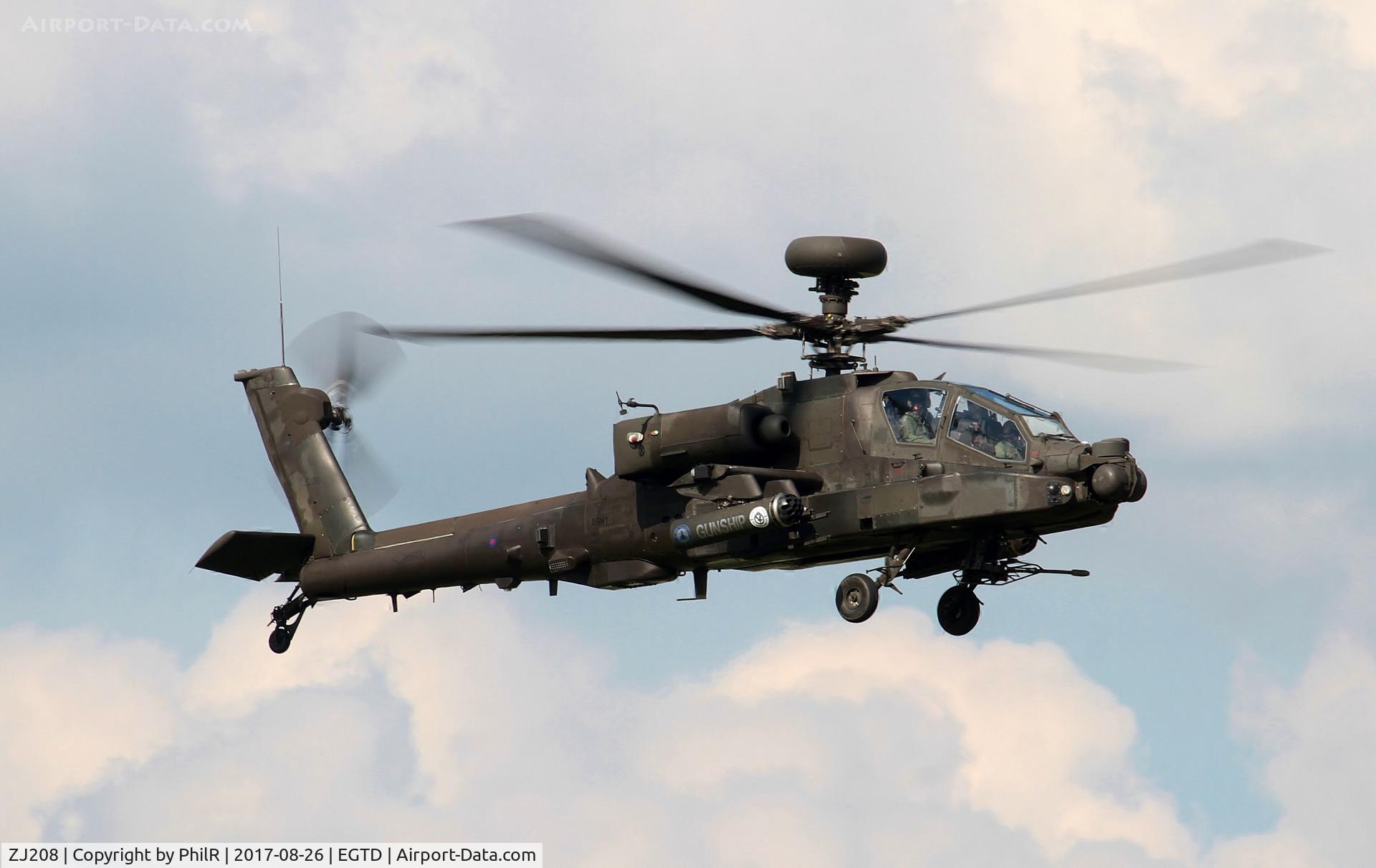 ZJ208, 2003 Westland Apache AH.1 C/N WAH.42, 2003 WAH Apache AH1 at Wings & Wheels Dunsfold