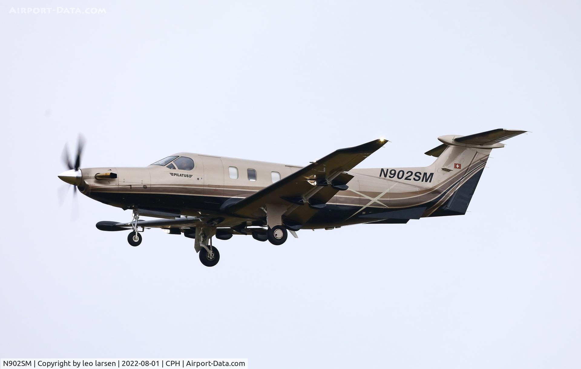 N902SM, 2020 Pilatus PC-12/47E C/N 2027, Copenhagen 1.8.2022