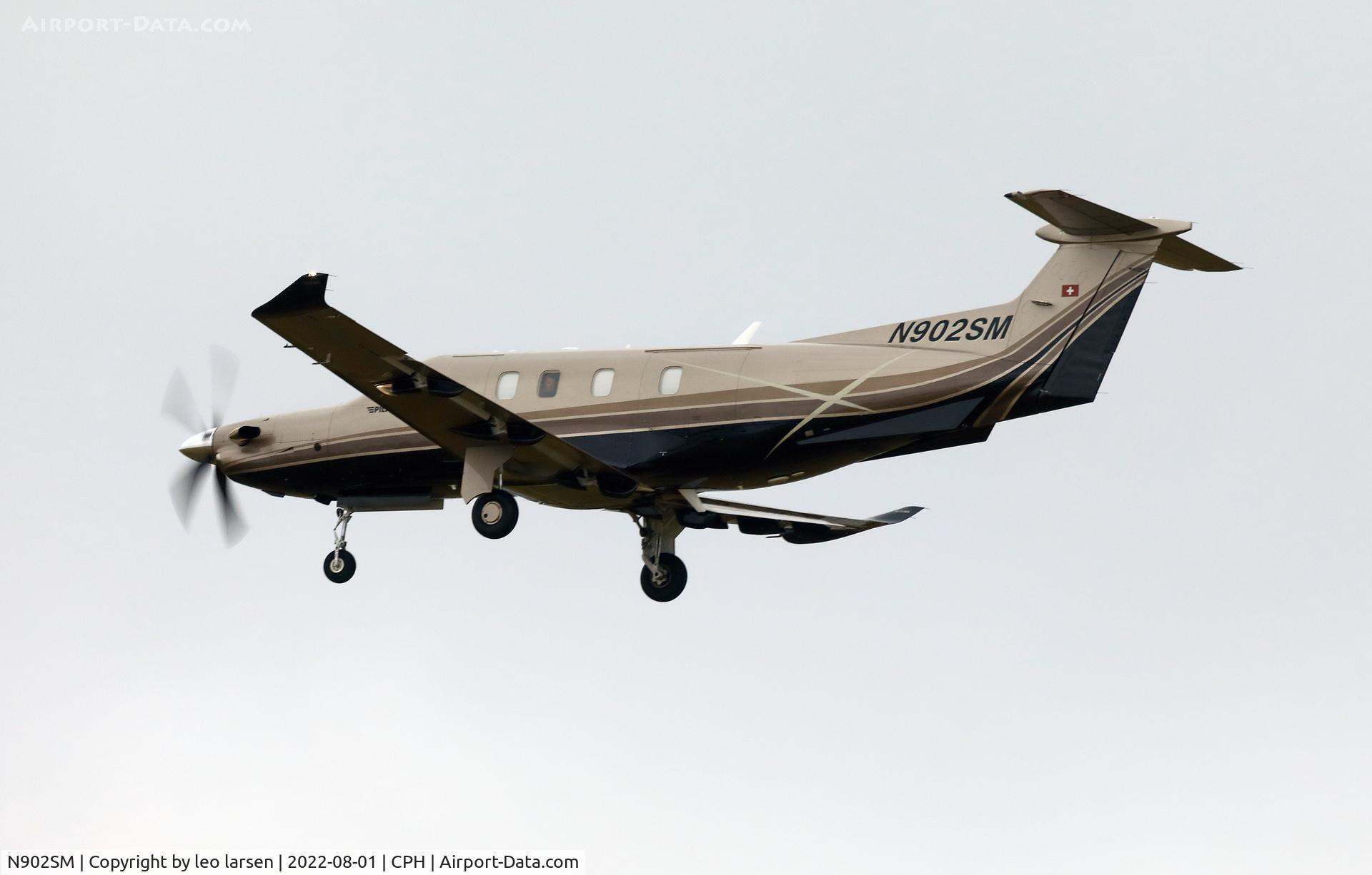 N902SM, 2020 Pilatus PC-12/47E C/N 2027, Copenhagen 1.8.2022