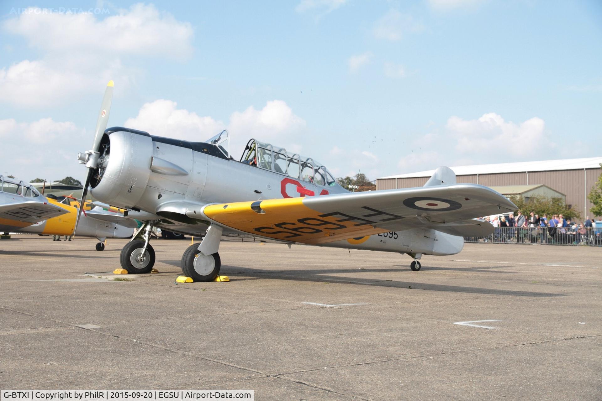 G-BTXI, 1942 Noorduyn AT-16 Harvard IIB C/N 14-429, FE695 1942 Noorduyn Aviation AT-6 Harvard llB RAF BoB 75th Anniversary Duxford