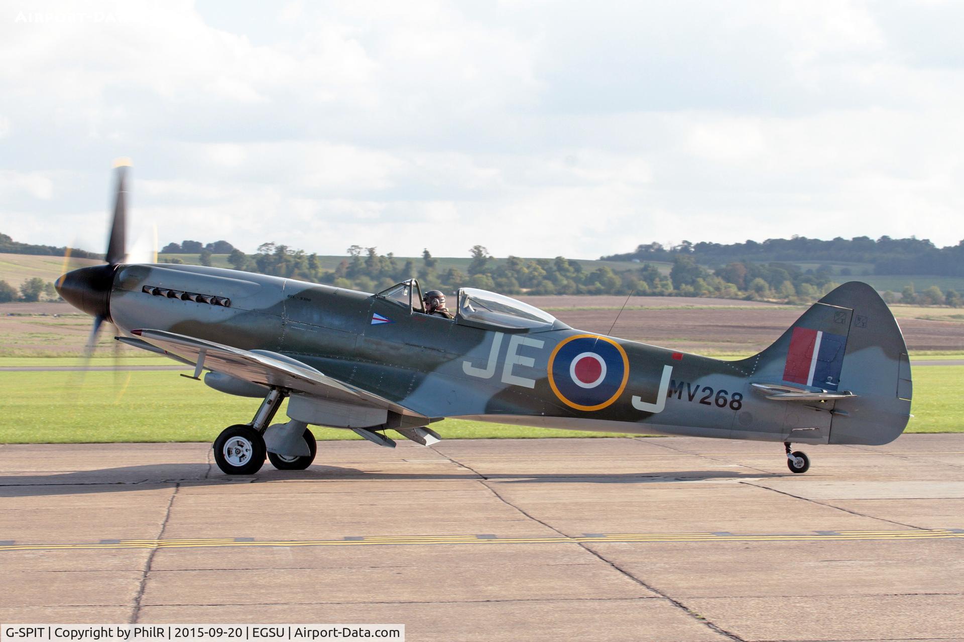 G-SPIT, 1944 Supermarine 379 Spitfire FR.XIV C/N 6S/649205, MV268 (MV293) 1944 VS Spitfire XIV RAF BoB 75th Anniversary Duxford