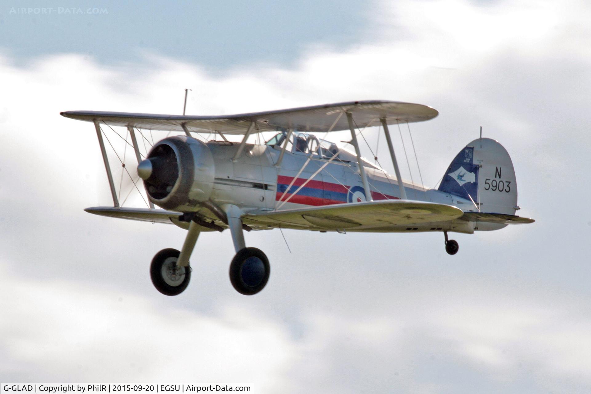 G-GLAD, 1939 Gloster Gladiator Mk2 C/N G5/75751, N5903 1939 Gloster Gladiator ll RAF BoB 75th Anniversary Duxford