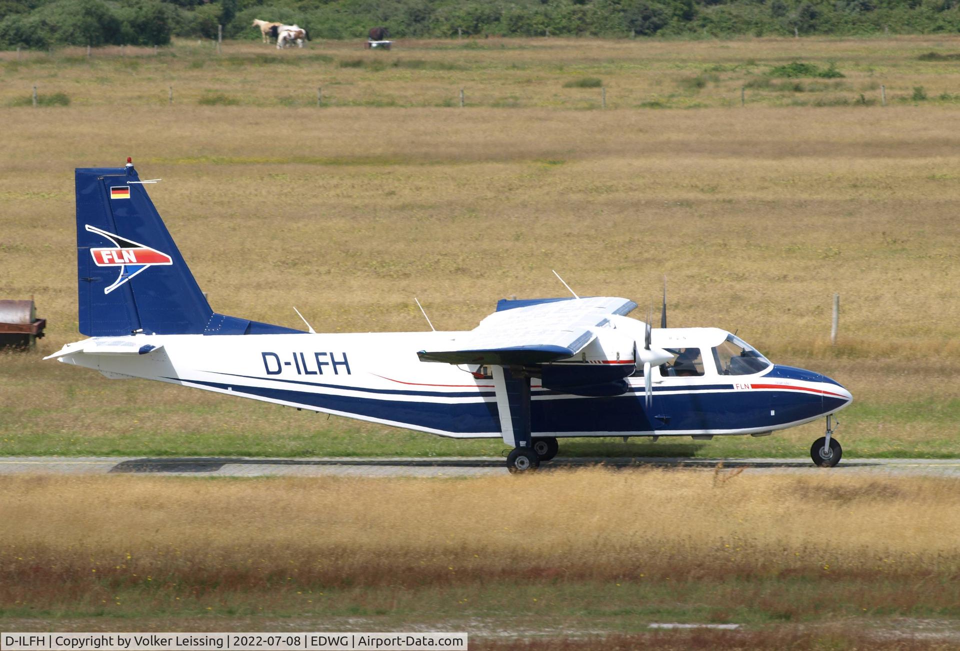 D-ILFH, 1989 Britten-Norman BN-2B-26 Islander C/N 2212, Taxi to runway