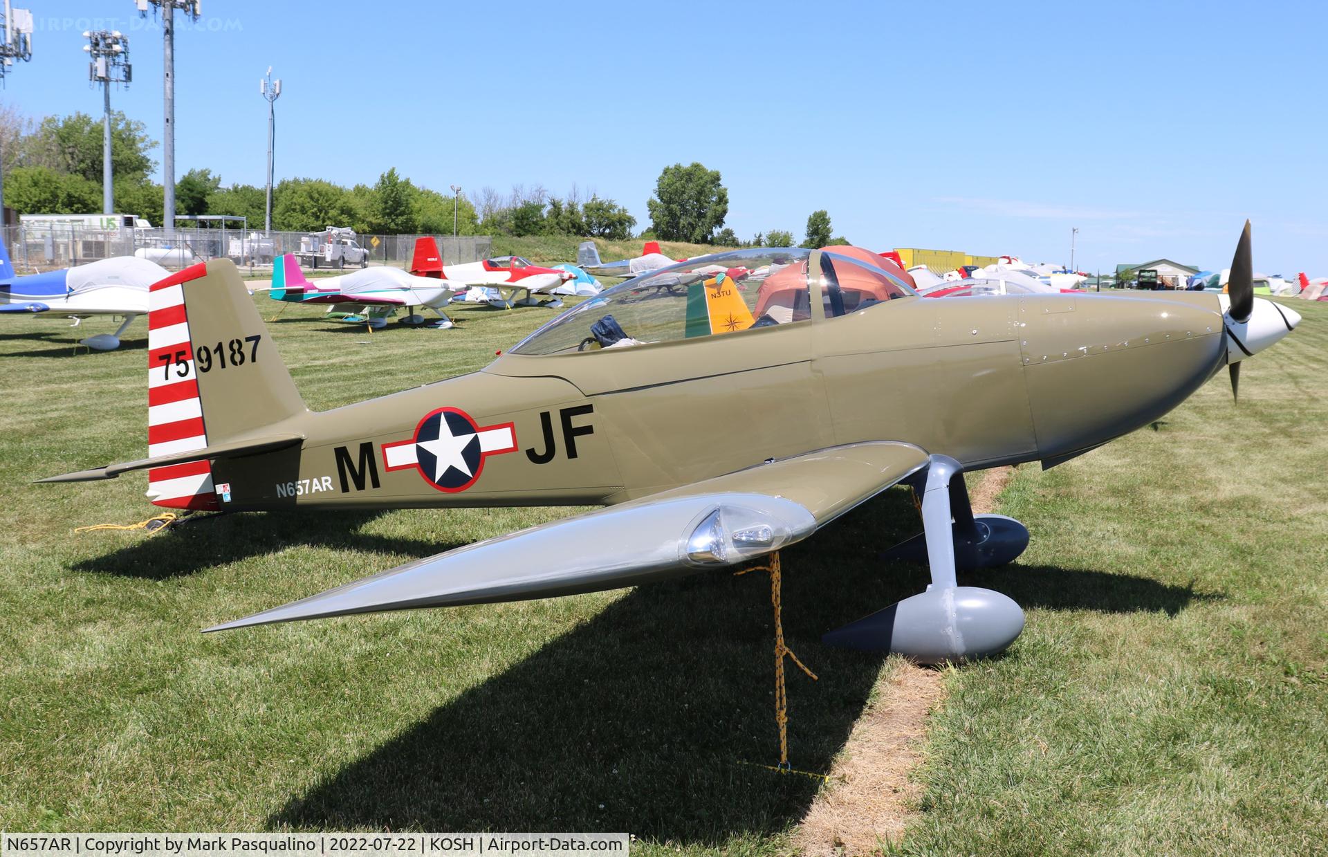 N657AR, 2021 Vans RV-8 C/N 83507, Vans RV-8