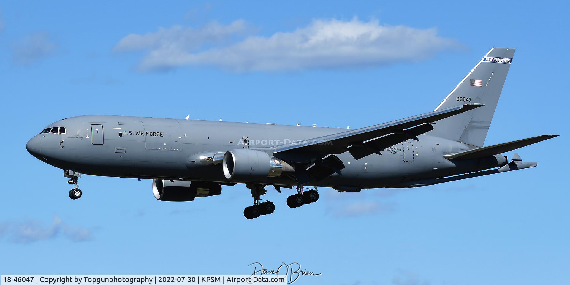 18-46047, 2019 Boeing KC-46A Pegasus C/N 41867/VH047, PACK96 returns from the West Coast