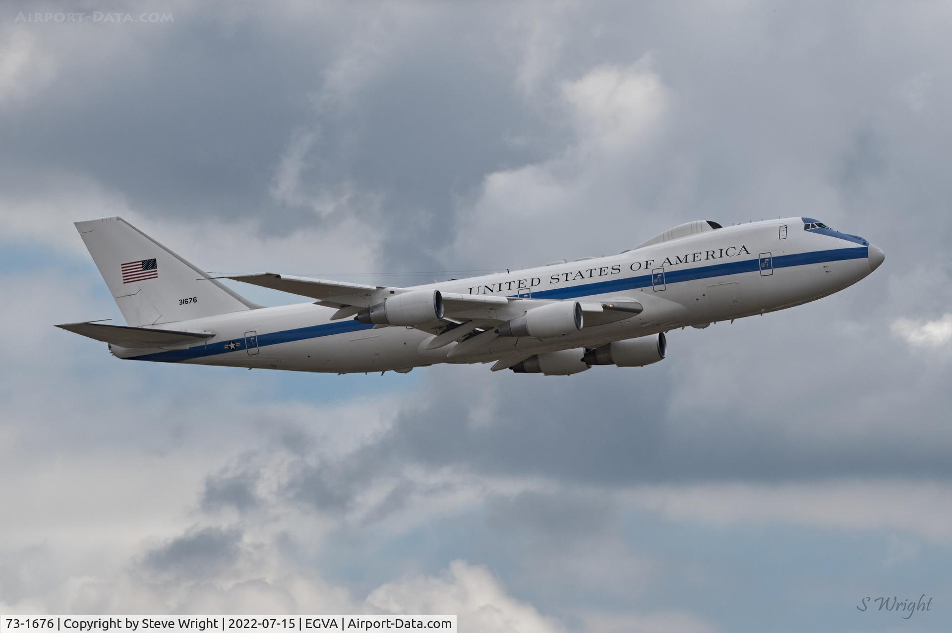 73-1676, 1973 Boeing E-4B C/N 20682, Royal International Air Tattoo 2022 RAF Fairford England