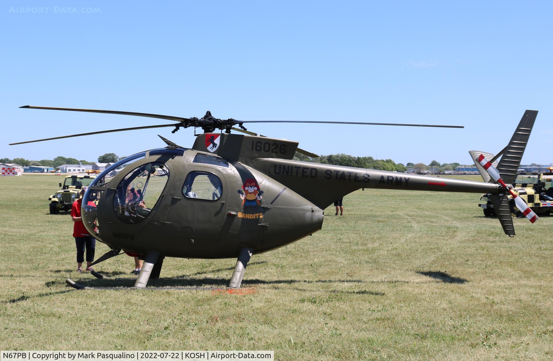 N67PB, 1968 Hughes OH-6A Cayuse C/N 480411, Hughes OH-6A Cayuse