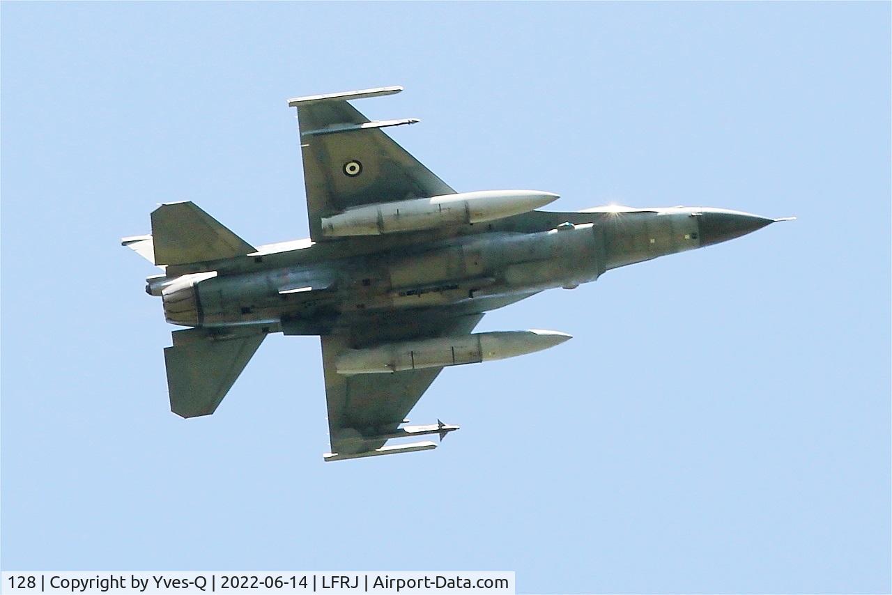 128, 1988 General Dynamics F-16C Fighting Falcon C/N 2Y-19, General Dynamics F-16C Fighting Falcon, Take off rwy 25, Landivisiau naval air base (LFRJ) Ocean Hit 22