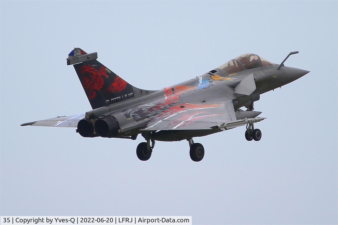 35, 2012 Dassault Rafale M C/N 35, Dassault Rafale M, On final rwy 07, Landivisiau naval air base (LFRJ) Ocean Hit 22