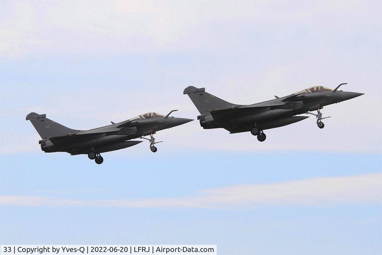 33, Dassault Rafale M C/N 33, Dassault Rafale M, On final rwy 07, Landivisiau naval air base (LFRJ) Ocean Hit 22
