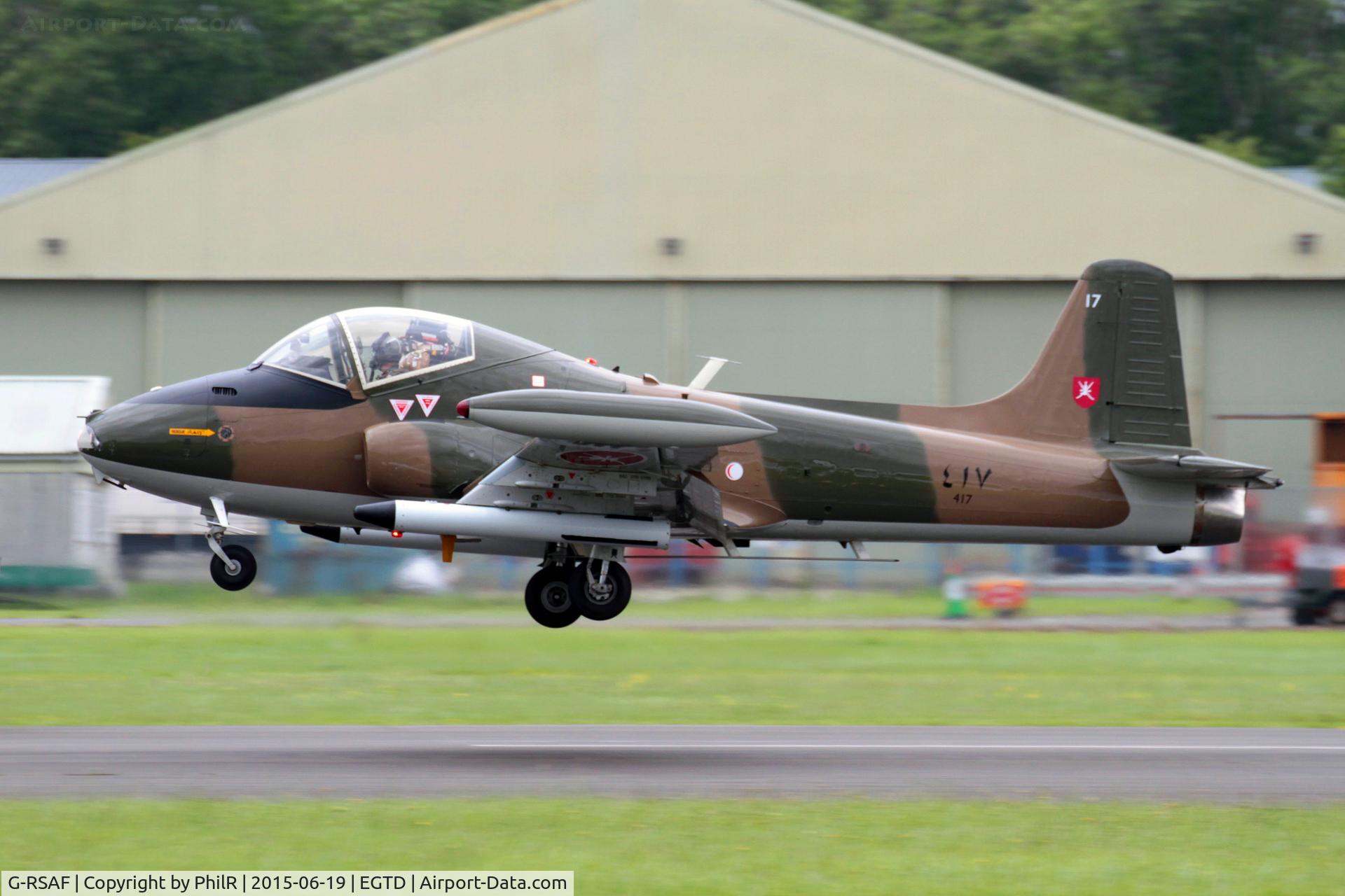 G-RSAF, 1974 BAC 167 Strikemaster Mk.80A C/N EEP/JP/3687, 417 1978 BAC 167 Strikemaster Mk 82 at Dunsfold