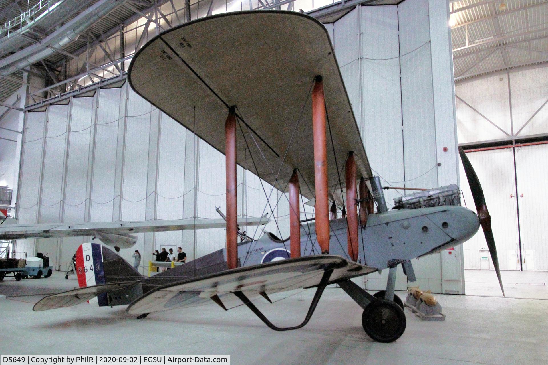 D5649, De Havilland DH-9 C/N Not found D5649, D5649 1917 Airco DH9 Duxford