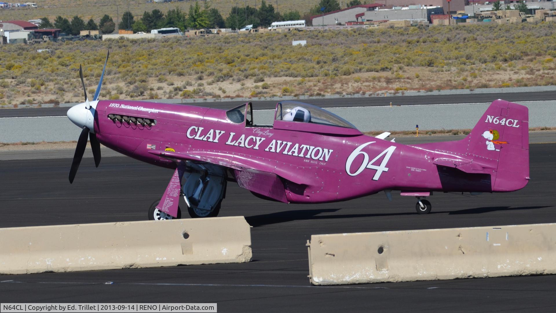 N64CL, 1944 North American F-51D Mustang C/N 10216, Reno Air Races