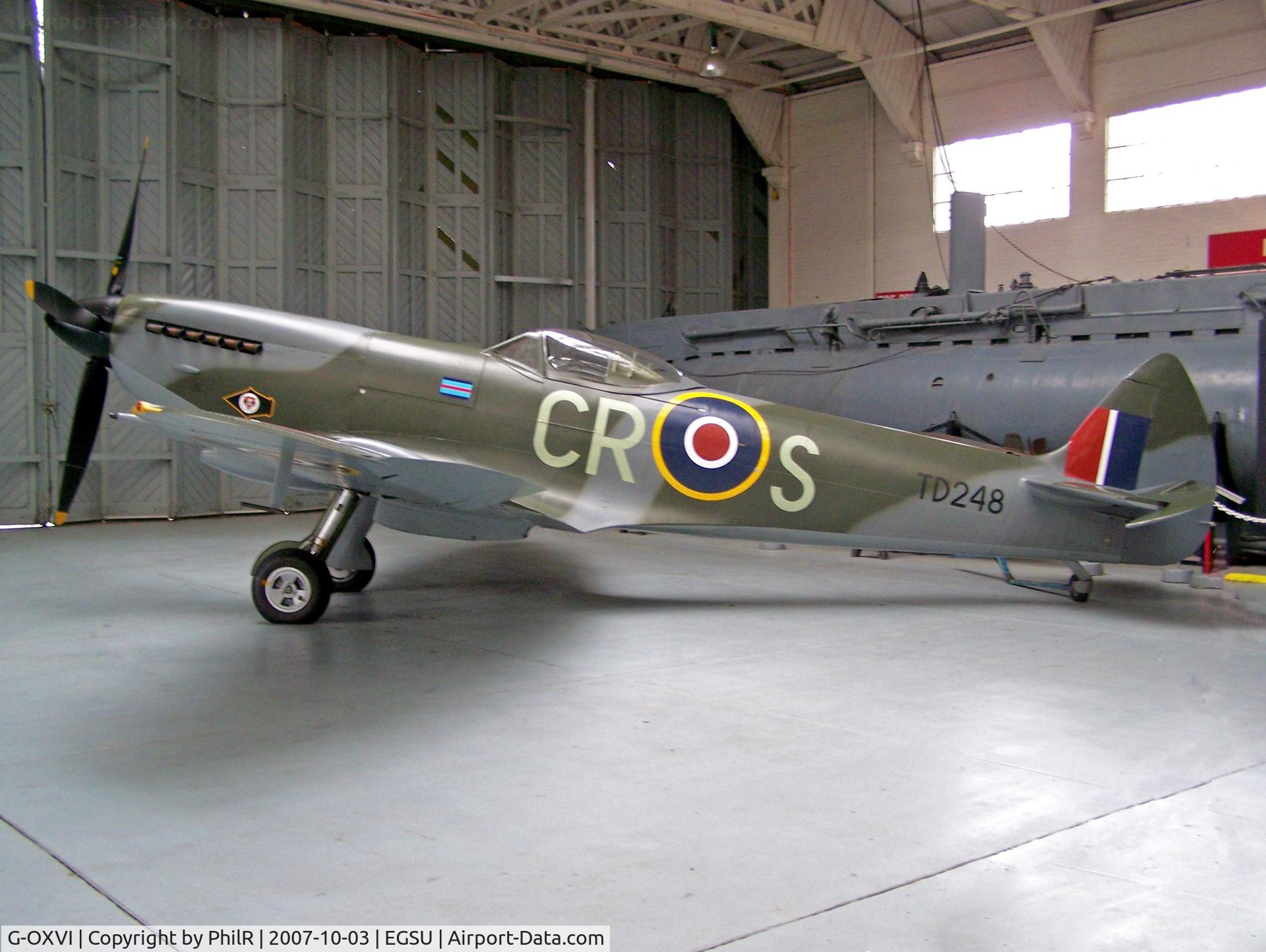 G-OXVI, 1945 Supermarine 361 Spitfire LF.XVIe C/N CBAF.IX.4262, VS Spitfire XVI TD248 Duxford
