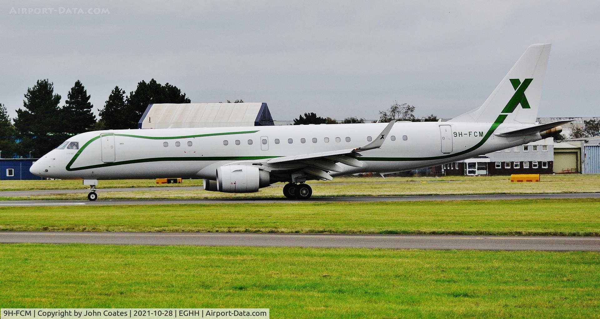 9H-FCM, 2014 Embraer ERJ-190-100ECJ Lineage 1000 C/N 19000641, Arriving on 26
