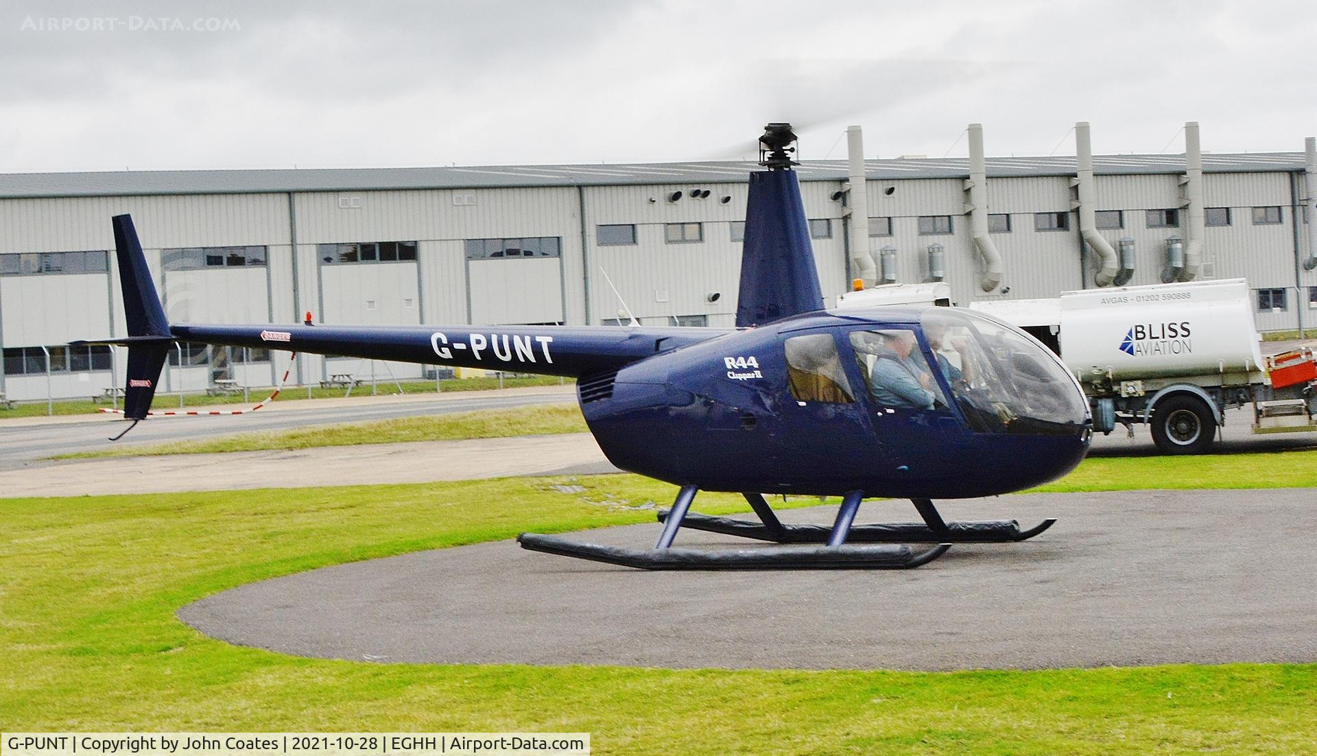G-PUNT, 2010 Robinson R44 Clipper II C/N 12979, At Bliss Aviation