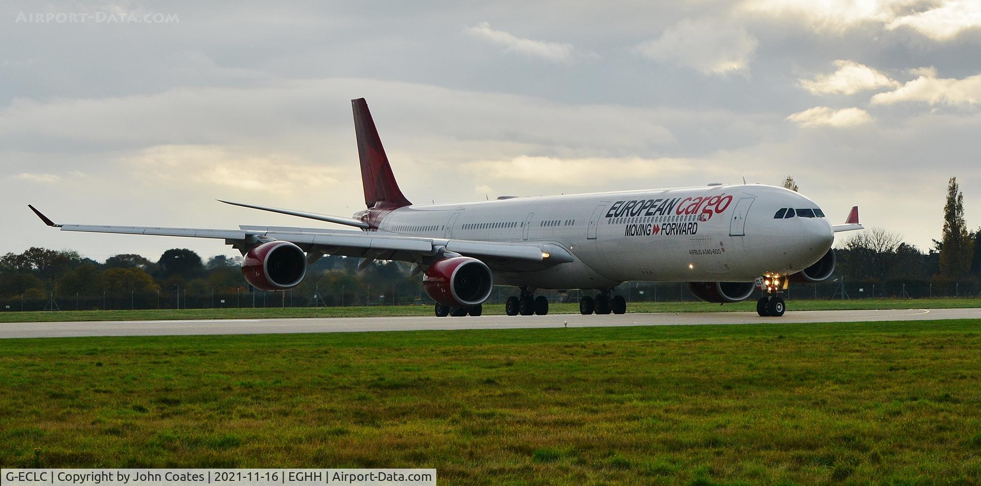 G-ECLC, 2006 Airbus A340-642 C/N 768, Arriving on 26