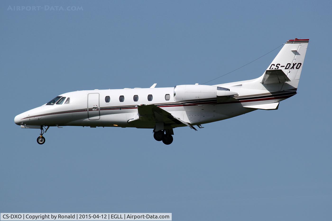 CS-DXO, 2007 Cessna 560 Citation Excel C/N 560-5692, at lhr