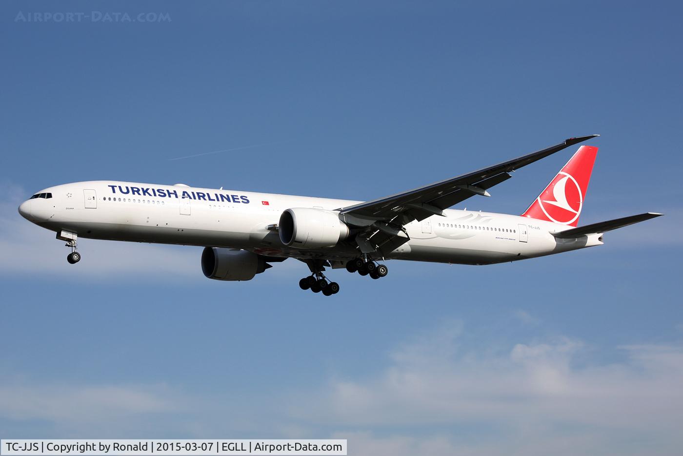 TC-JJS, 2014 Boeing 777-3F2/ER C/N 44117, at lhr
