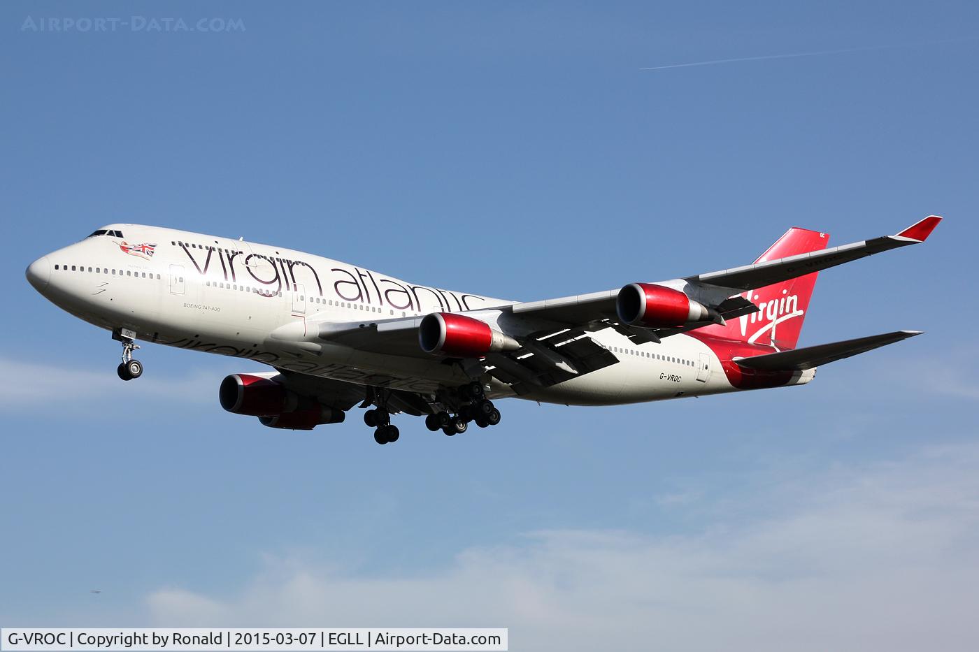 G-VROC, 2003 Boeing 747-41R C/N 32746, at lhr