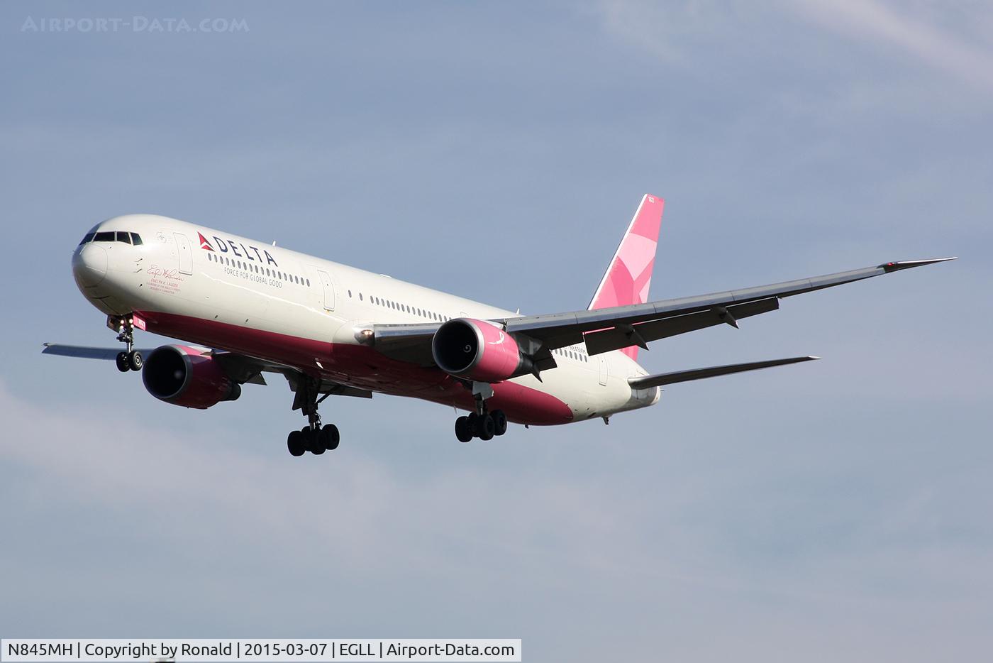 N845MH, 2002 Boeing 767-432/ER C/N 29719, at lhr