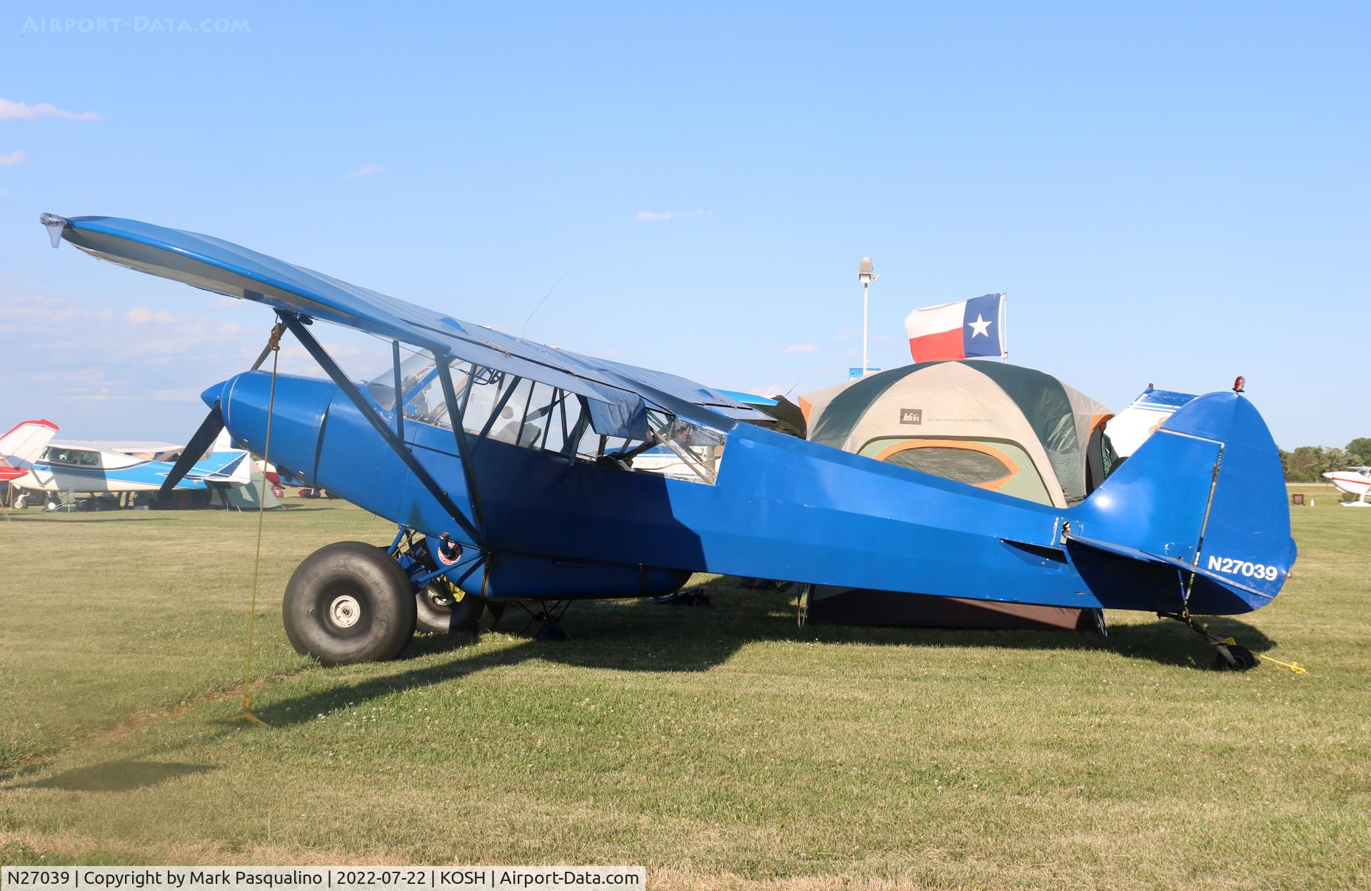 N27039, 1954 Piper PA-18-135 Super Cub C/N 18-3928, Piper PA-18-135
