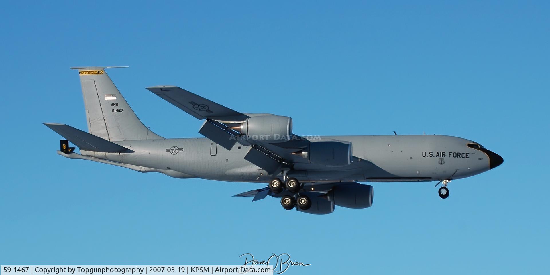 59-1467, 1958 Boeing KC-135T Stratotanker C/N 17955, 171st ARW