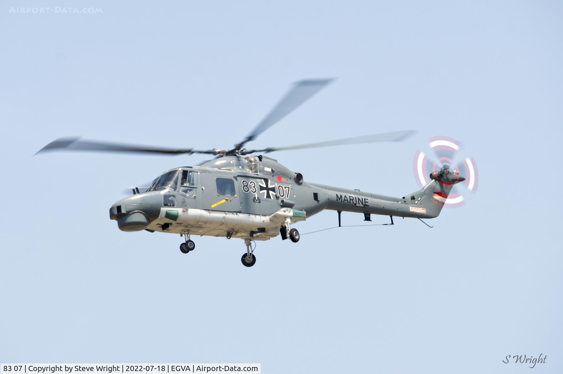 83 07, Westland Super Lynx Mk.88A C/N 421, Royal International Air Tattoo 2022 RAF Fairford England
