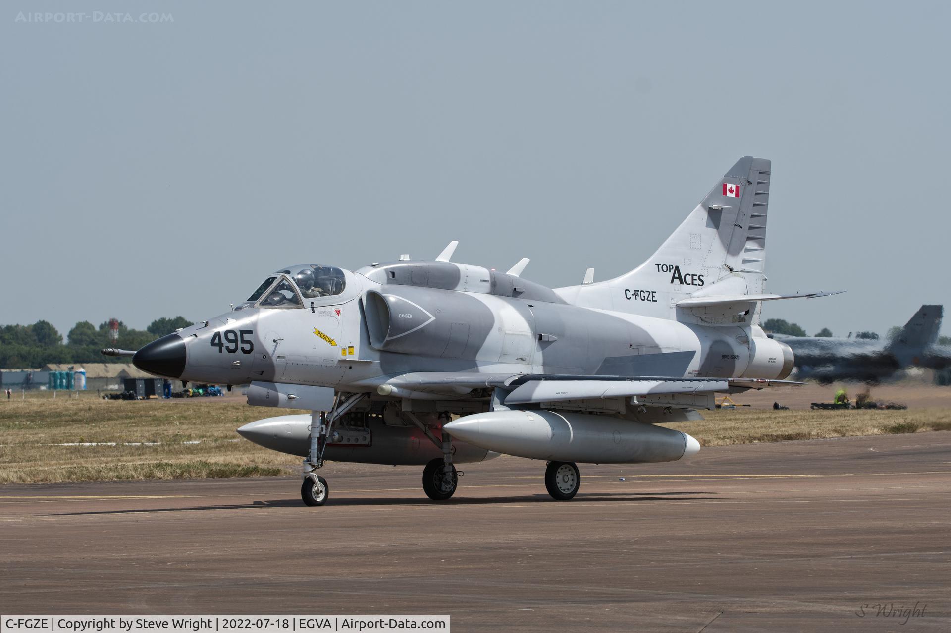 C-FGZE, Douglas A-4N Skyhawk C/N 14495, Royal International Air Tattoo 2022 RAF Fairford England