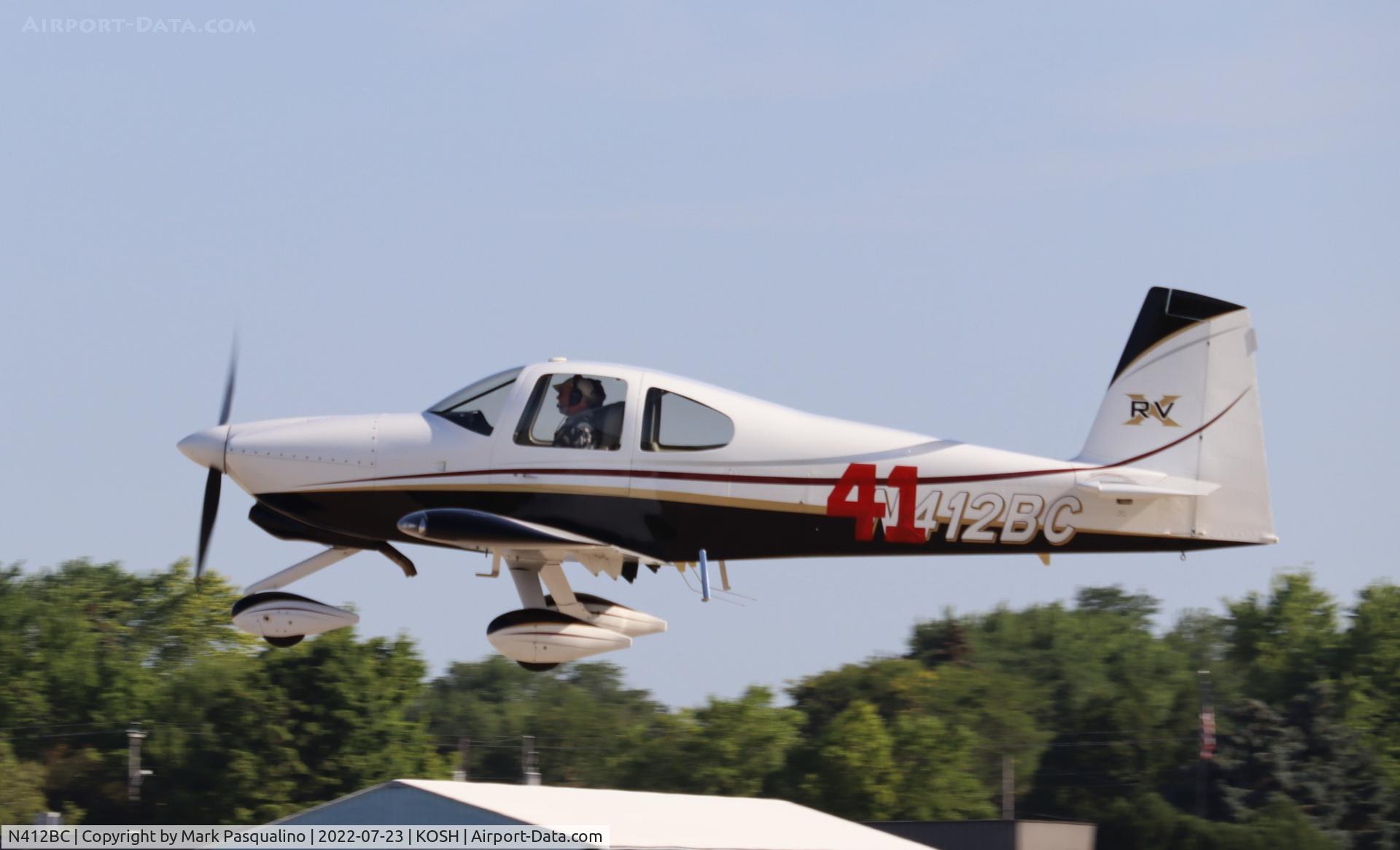 N412BC, 2017 Vans RV-10 C/N 41412, Vans RV-10