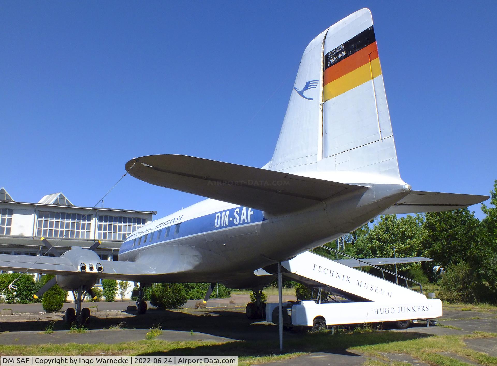 DM-SAF, 1957 Ilyushin (VEB) Il-14P C/N 14803016, Ilyushin (VEB) Il-14P CRATE at the Technikmuseum Hugo Junkers, Dessau