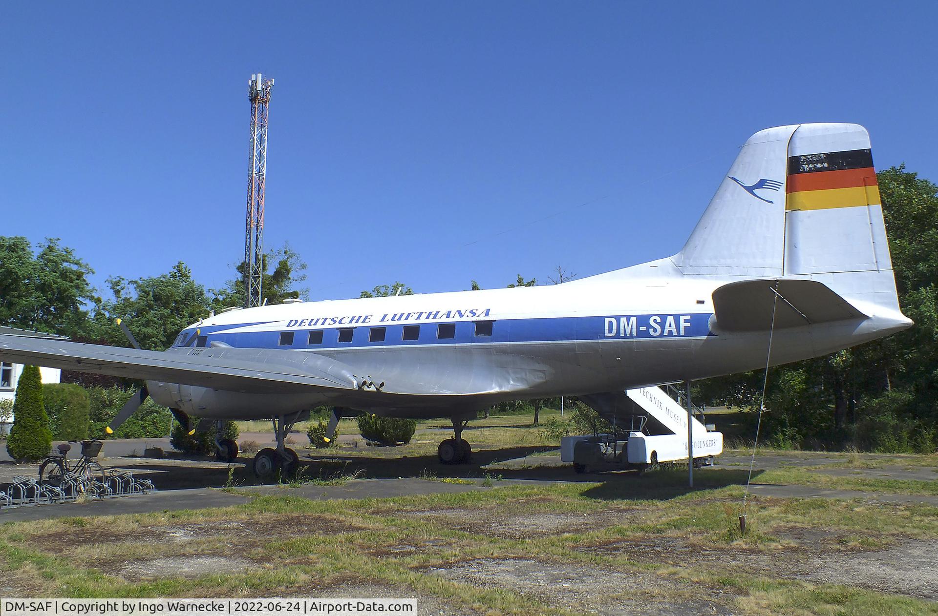 DM-SAF, 1957 Ilyushin (VEB) Il-14P C/N 14803016, Ilyushin (VEB) Il-14P CRATE at the Technikmuseum Hugo Junkers, Dessau