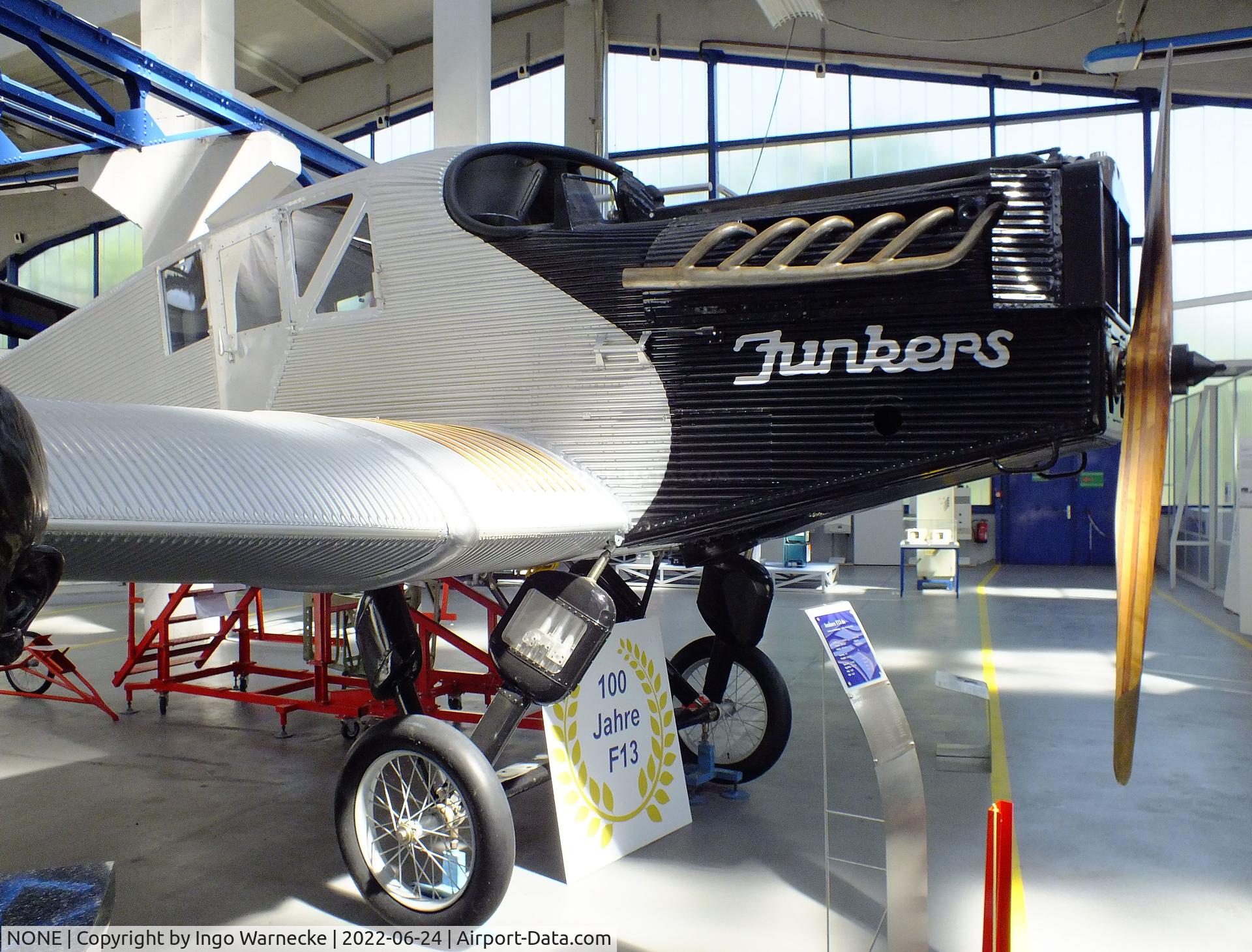 NONE, 2011 Technikmuseum Hugo Junkers Junkers F 13 de replica C/N Not found-none, Junkers F 13 de replica (built by the Technikmuseum Hugo Junkers) at the Technikmuseum Hugo Junkers, Dessau