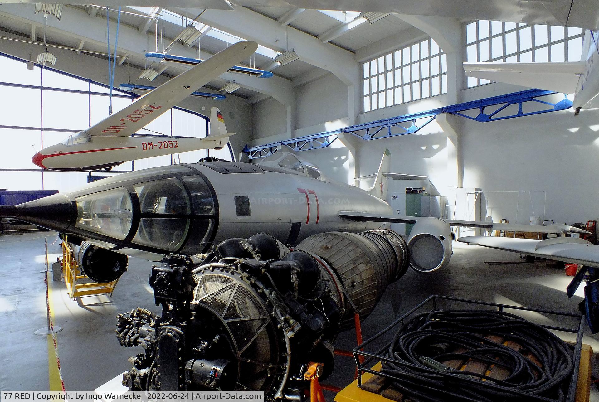 77 RED, Yakovlev Yak-27R C/N 0708, Yakovlev Yak-27R MANGROVE at the Technikmuseum Hugo Junkers, Dessau