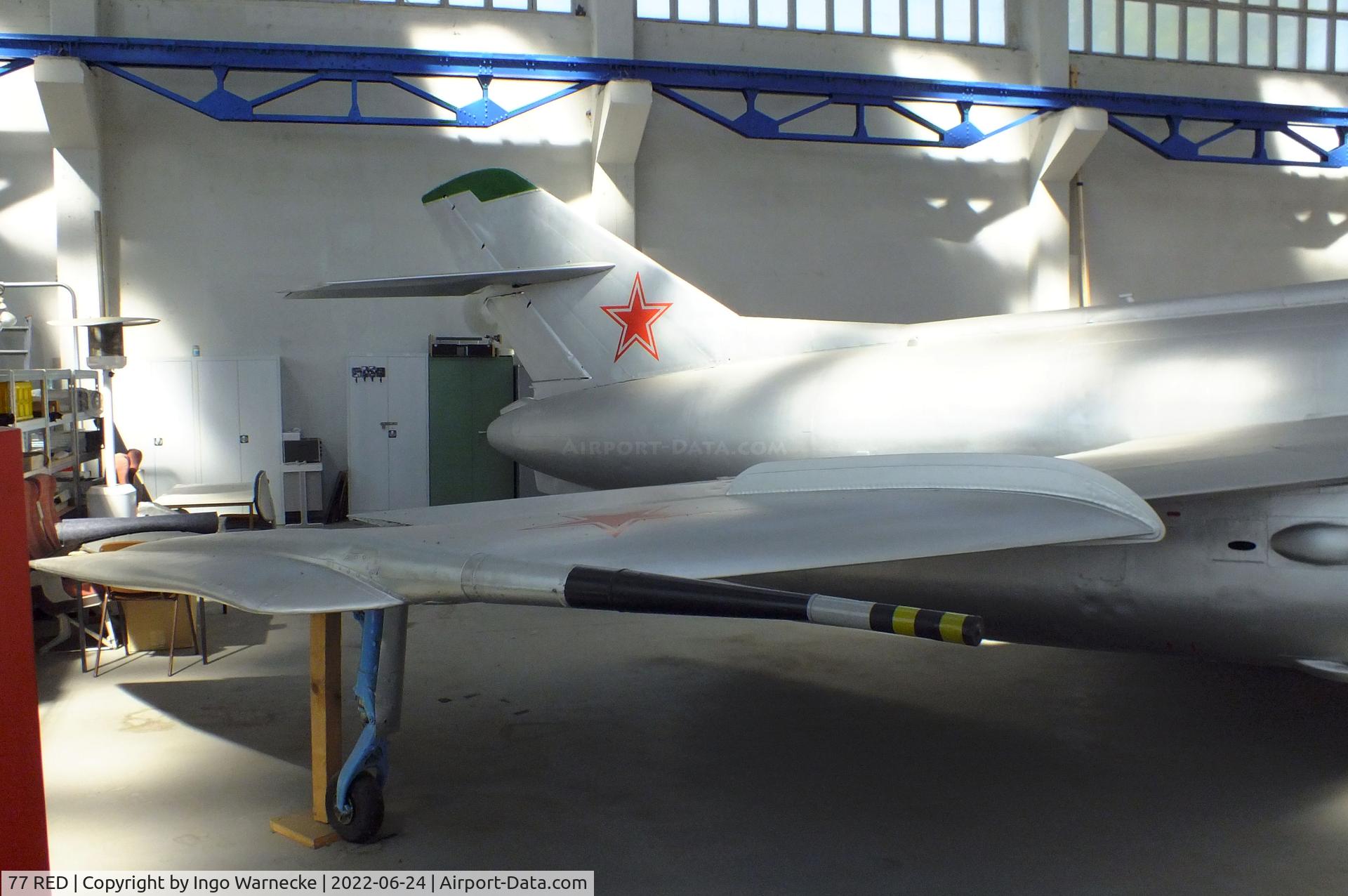 77 RED, Yakovlev Yak-27R C/N 0708, Yakovlev Yak-27R MANGROVE at the Technikmuseum Hugo Junkers, Dessau