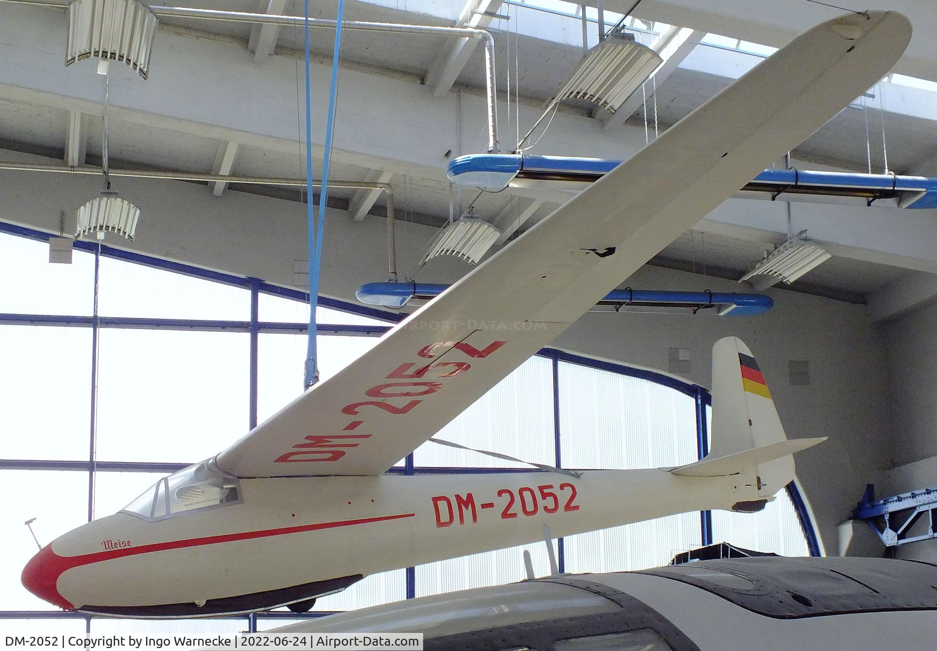 DM-2052, 1959 VBA Lommatzsch Meise C/N 0052, Lommatzsch (DFS) Lom-59 Lo-Meise at the Technikmuseum Hugo Junkers, Dessau