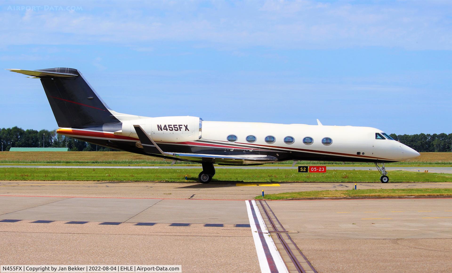 N455FX, Gulfstream Aerospace GIV-X (G450) C/N 4340, Lelystad Airport