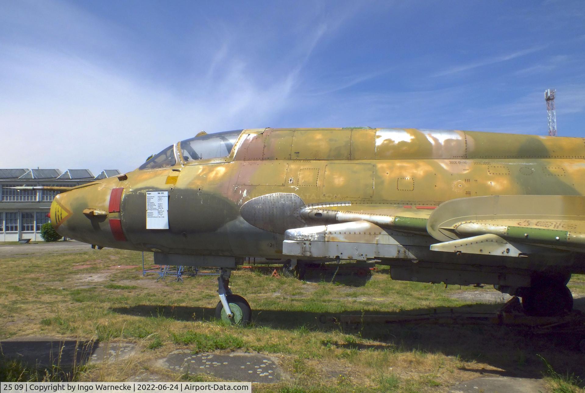 25 09, 1985 Sukhoi Su-22M-4 C/N 25916, Sukhoi Su-22M-4 FITTER-K at the Technikmuseum Hugo Junkers, Dessau